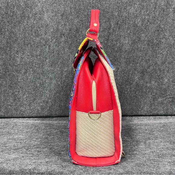 Embroidered Native Mexican Handmade Handbag -Maria Jute - Picture 4 of 11